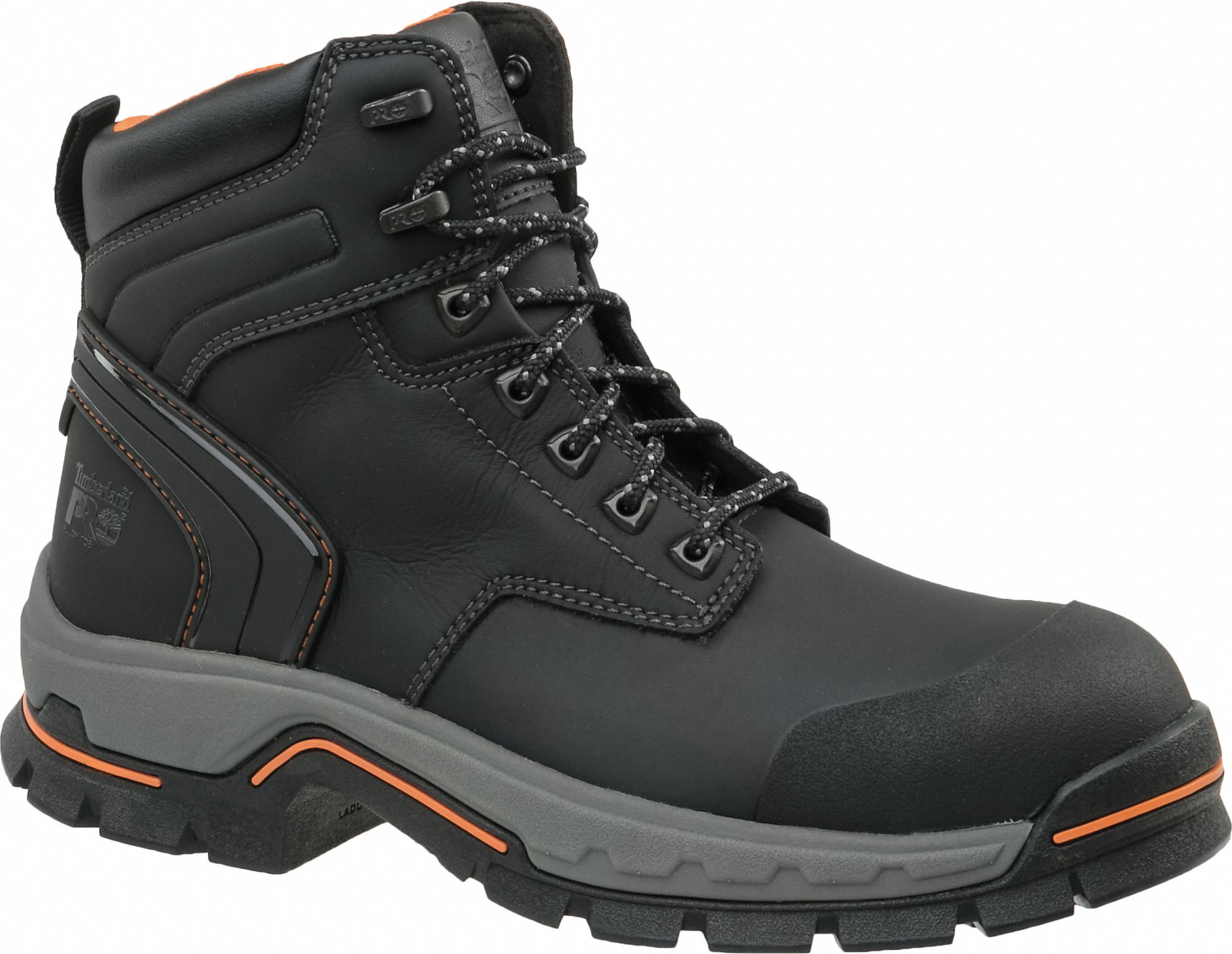 TIMBERLAND PRO 6 in Work Boot, 12, M, Men's, Black, Alloy Toe Type, 1 ...