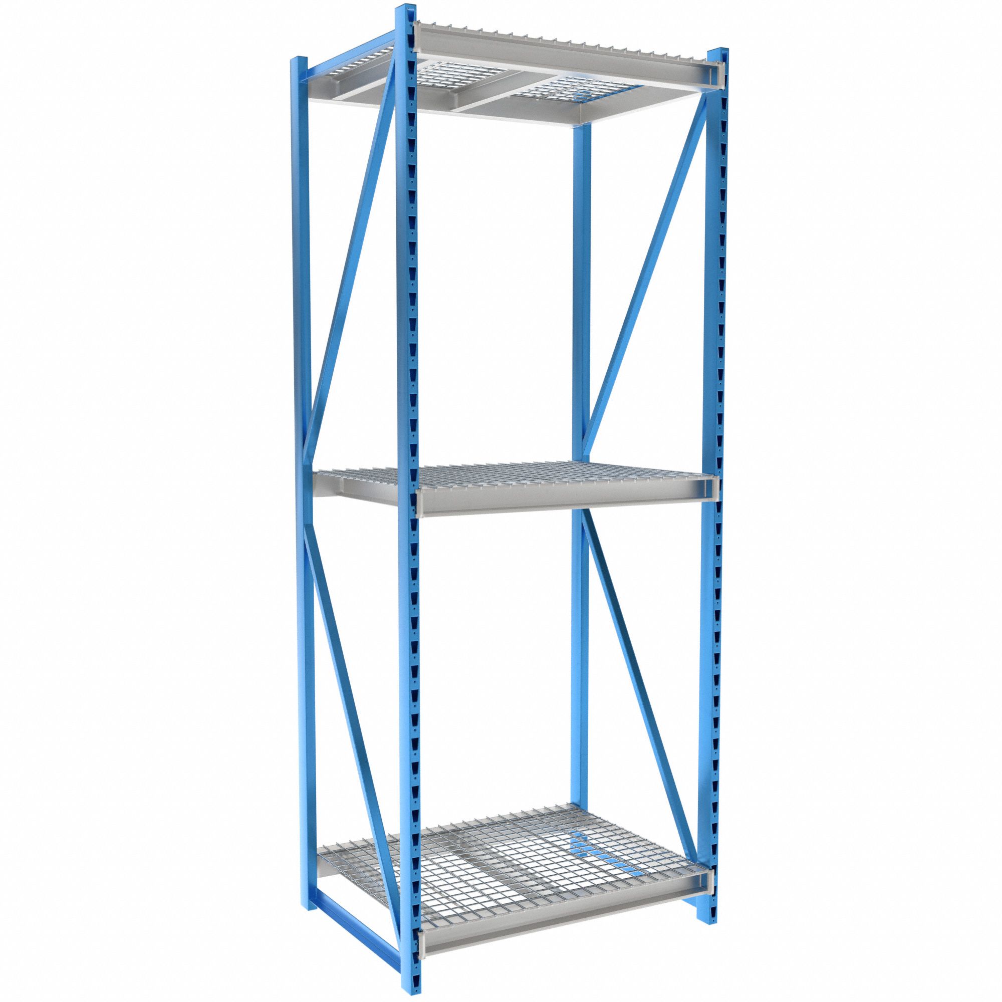 HALLOWELL, Starter, HeavyDuty, Bulk Rack Shelving 35UP81HBR4836123