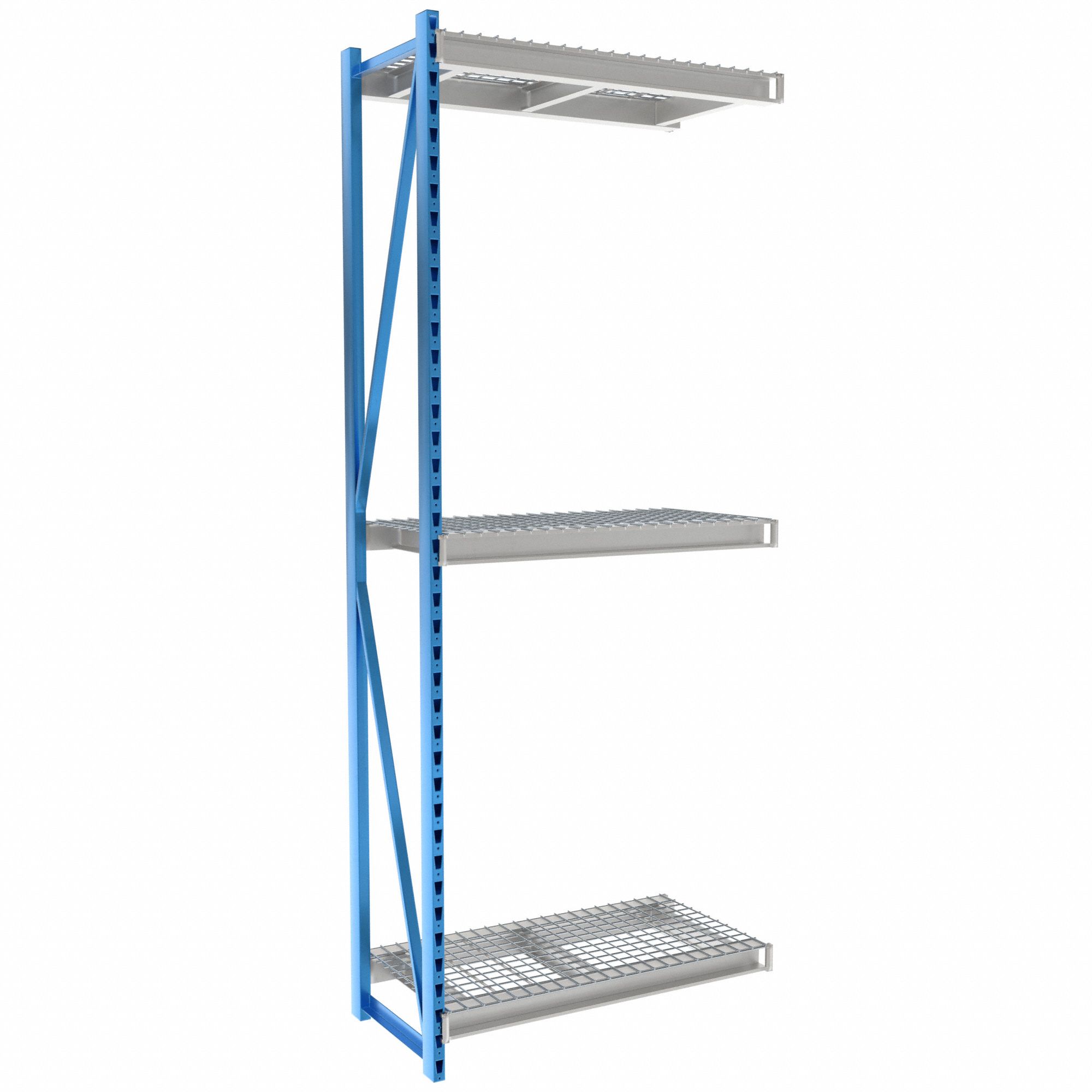 HALLOWELL, Add-On, Heavy-Duty, Bulk Rack Shelving - 35UP83|HBR4824123 ...