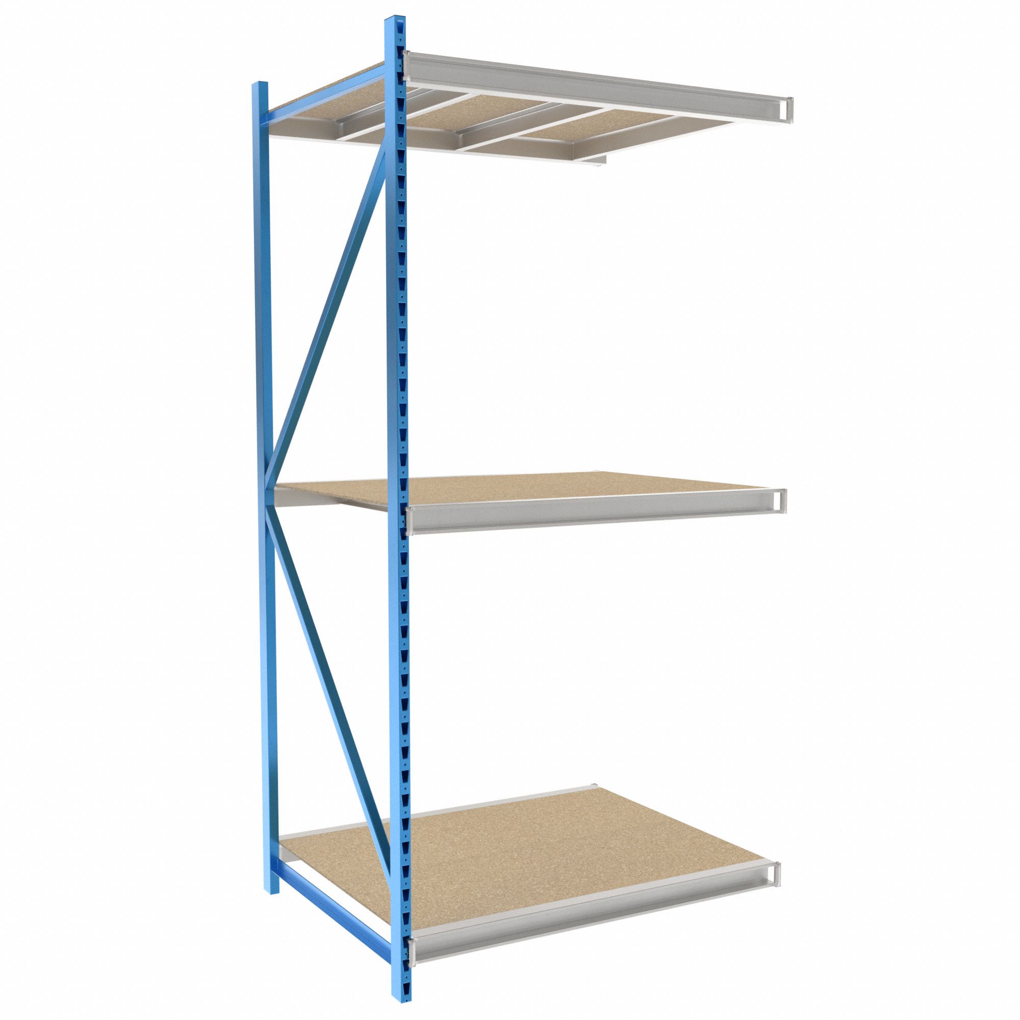 HALLOWELL, AddOn, HeavyDuty, Bulk Rack Shelving 35UR22HBR6048123