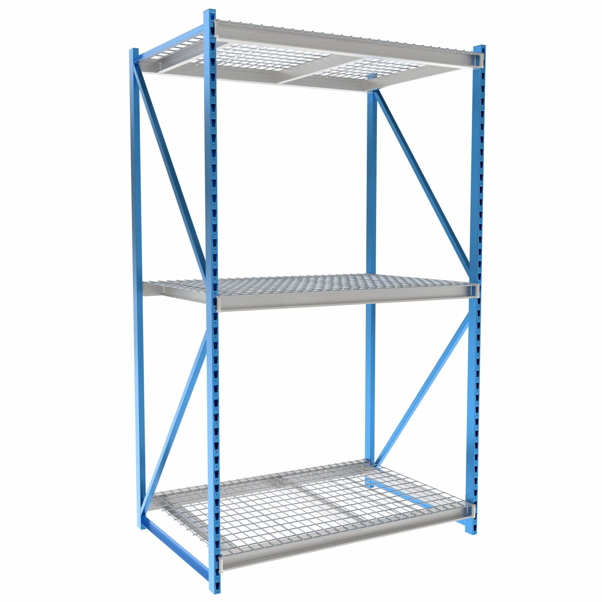 HALLOWELL, Starter, Heavy-Duty, Bulk Rack Shelving - 35UR79|HBR7248123 ...