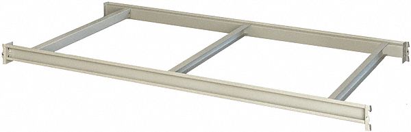 Bulk Rack Shelf: 48 in x 36 in x 3 1/8 in, 14 ga Beams, 3, 800 lb Load Capacity