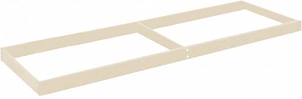 Boltless Shelf: 72 in   x 36 in, 1, 000 lb Load Capacity, Tan, Boltless Shelf