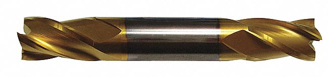 Sq. End Mill, Double End, Carb, 1/8"