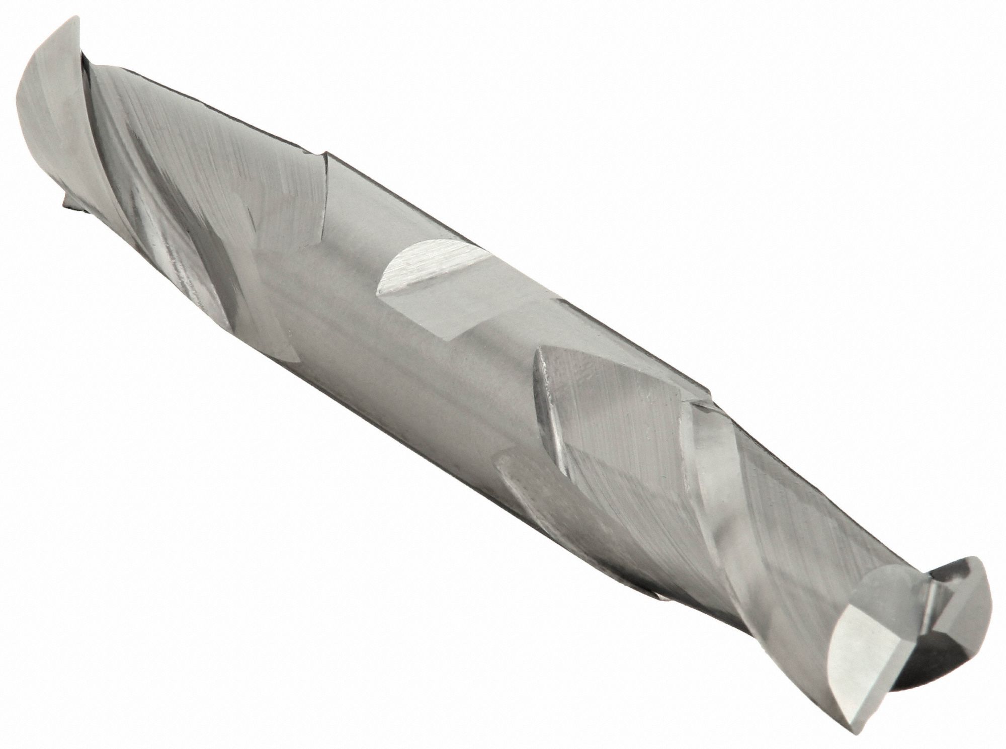Square End Mill: Carbide, Double End, 2 Flute, 1/2" Mill Dia, 1" LOC, 4" OAL