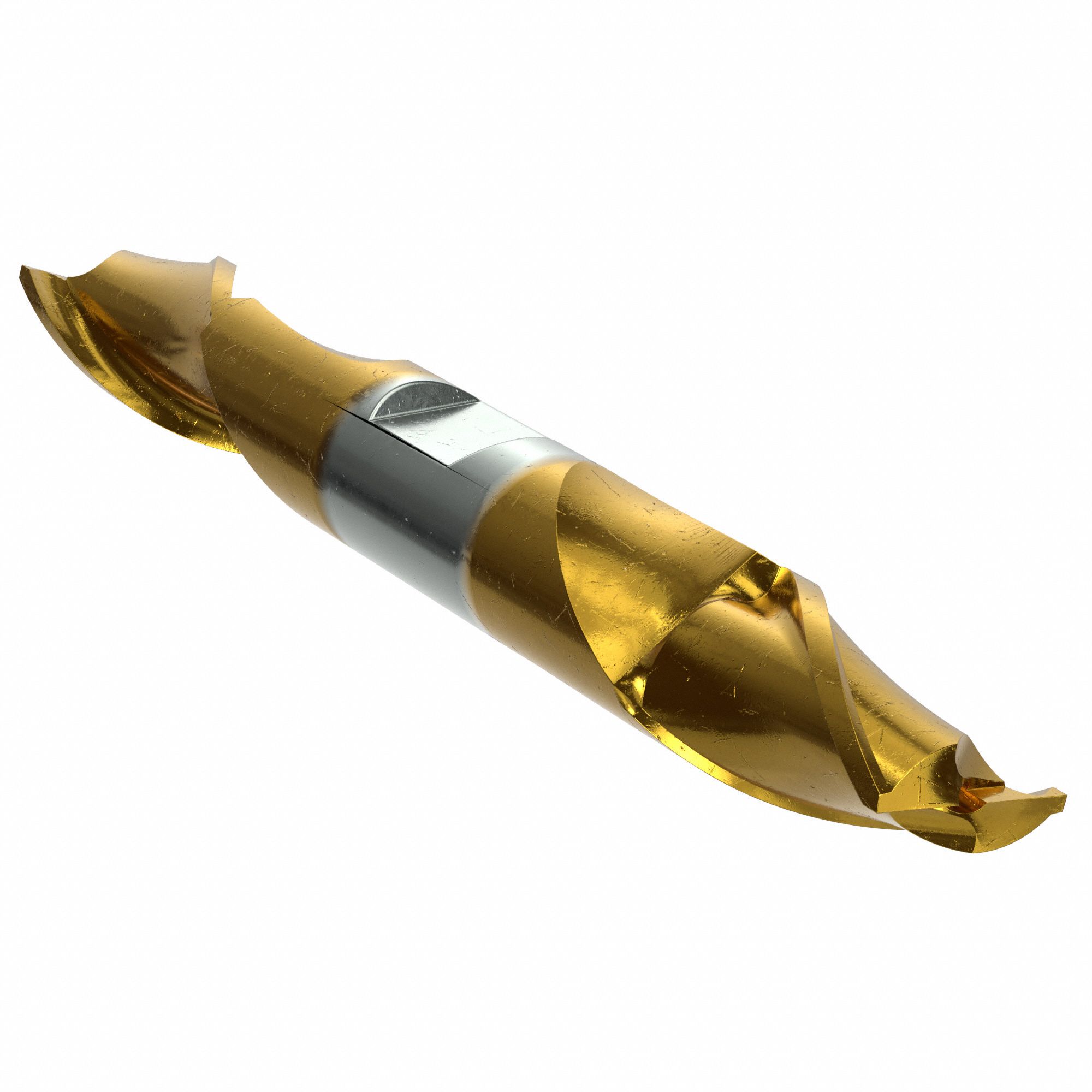 Sq. End Mill, Double End, Carb, 1/2"