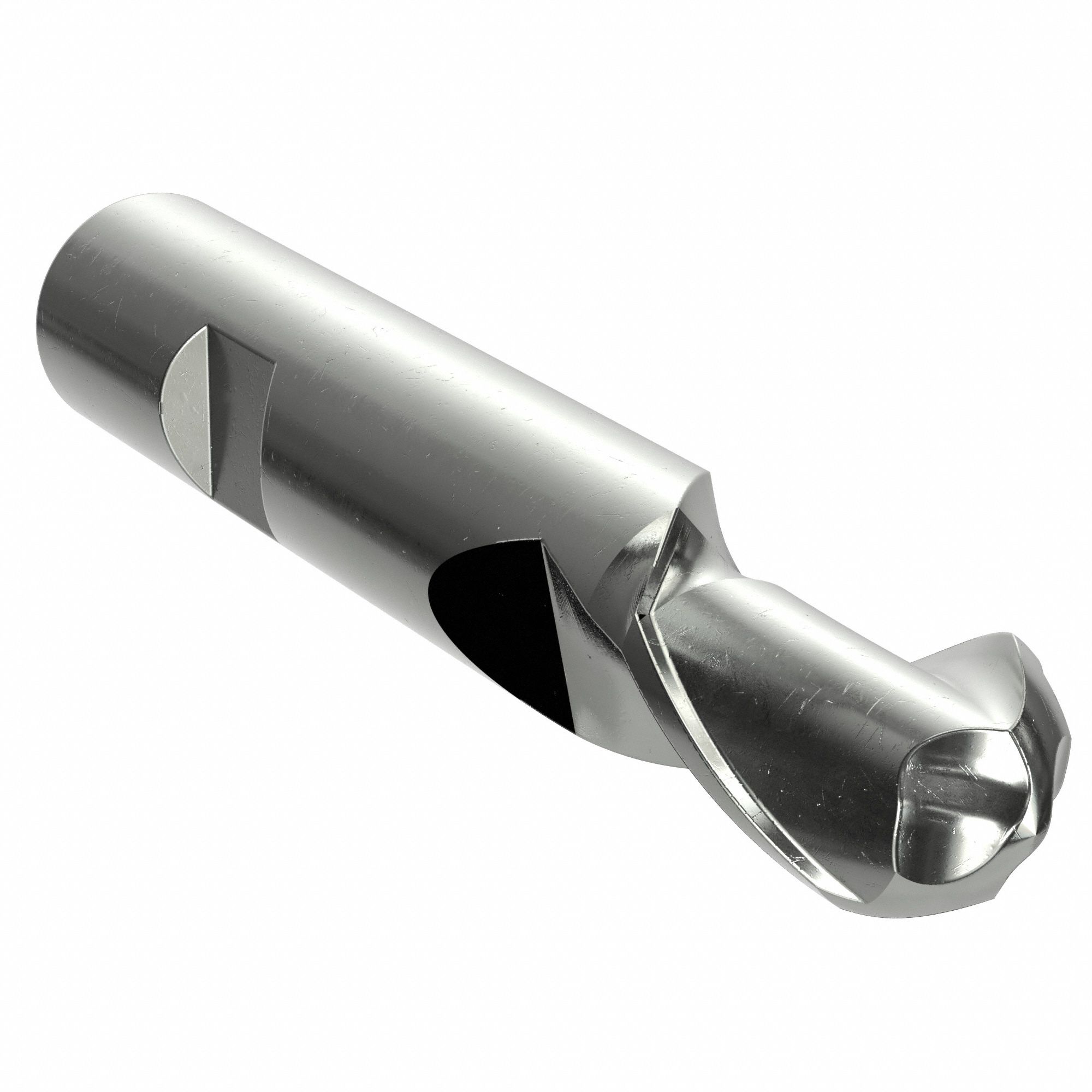 Ball End Mill: Cobalt, 2 Flute, 1" Mill Dia, 2-1/4" LOC, 4-1/2" OAL, List E2110