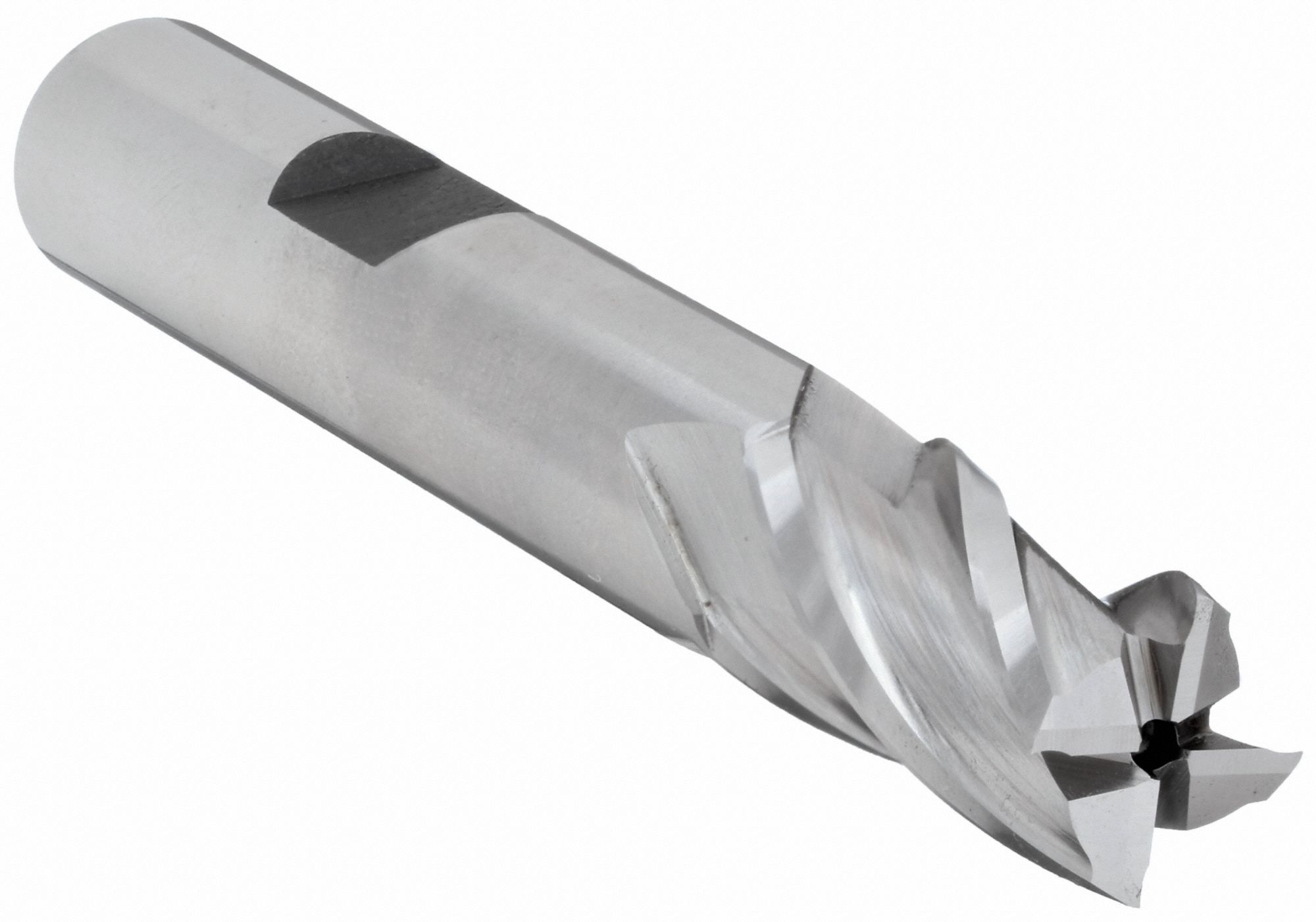 Square End Mill: Cobalt, 4 Flute, 1/4" Mill Dia, 5/8" LOC, 2-7/16" OAL