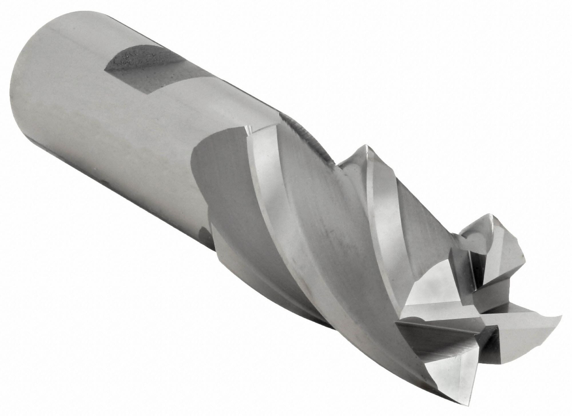 Square End Mill: Cobalt, 4 Flute, 1" Mill Dia, 1-7/8" LOC, 4-1/8" OAL