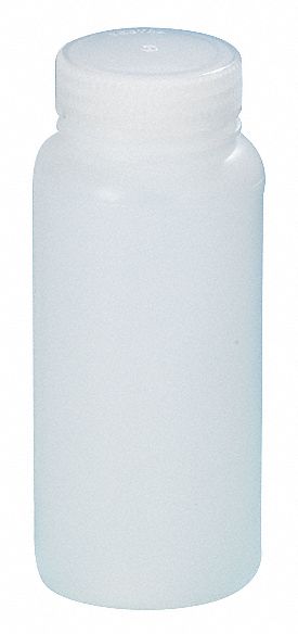 BOTTLE 16OZ WIDE MOUTH HDPE 12PK