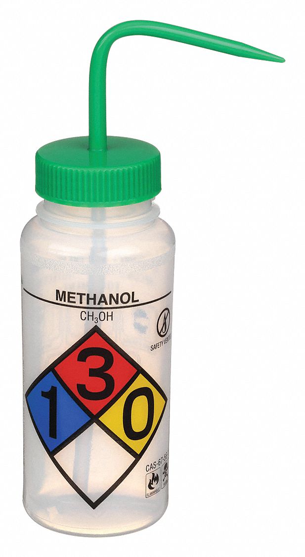 Wash Bottle, 500 mL, 53 mm Dia, PK4