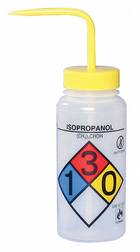Wash Bottle Plastic Colorless PK4