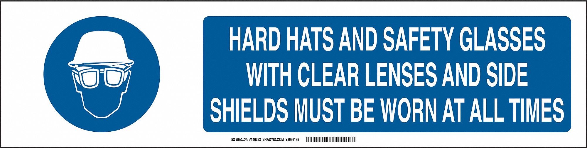 Sign Slider Insert: Aluminum, White, Blue, Not Retroreflective, 6 in x 23 7/8 in Nominal Sign Size