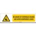 Be Aware Of Overhead Cranes And Avoid Suspended Loads Sign Slider Message Inserts
