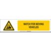 Watch For Moving Vehicles Sign Slider Message Inserts