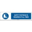 Safety Footwear Is Required At All Times Sign Slider Message Inserts