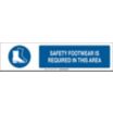 Safety Footwear Is Required In This Area Sign Slider Message Inserts