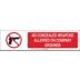 No Concealed Weapons Allowed On Company Grounds Sign Slider Message Inserts