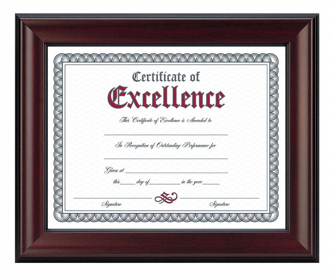 DAX, 8 1/2 in x 11 in, Rosewood, Document Frame - 35W744|DAXN3246N1T ...