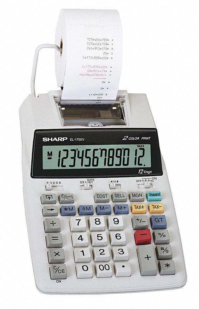 Printing Calculator 5.78 W 2.03 H