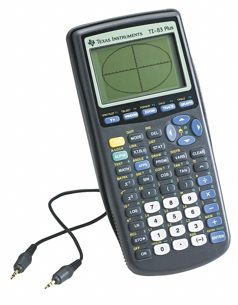 TEXAS INSTRUMENTS, Graphing, 16 x 8, Programmable Graphing Calculator