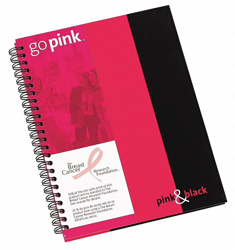 pink-black-notebook-8-1-4-x-6-1-4-in-grainger