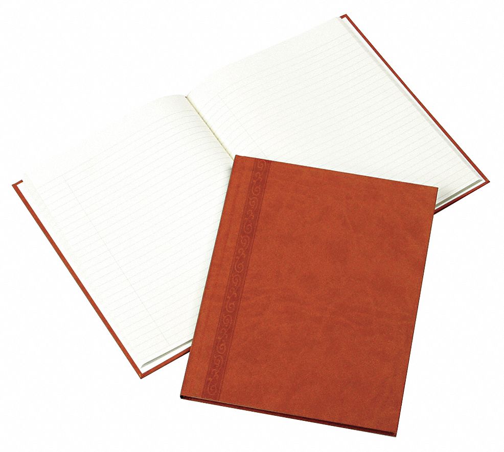 Notebook: 7-1/4 in x 9-1/4 in Sheet Size, College, Cream, 75 Sheets, 50% Recycled Content