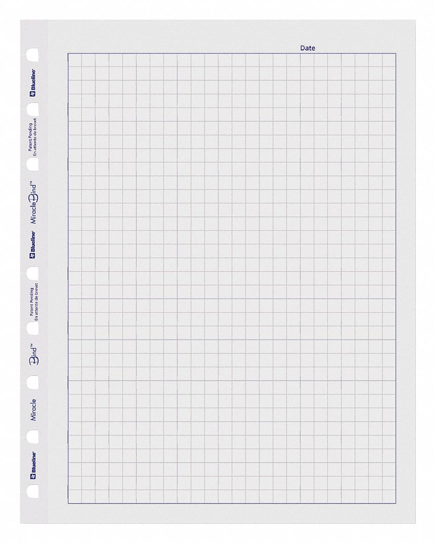 MiracleBind Quad Ruled Refill Sheets, Sheet Size 9 1/4 x 7 1/4 in ...