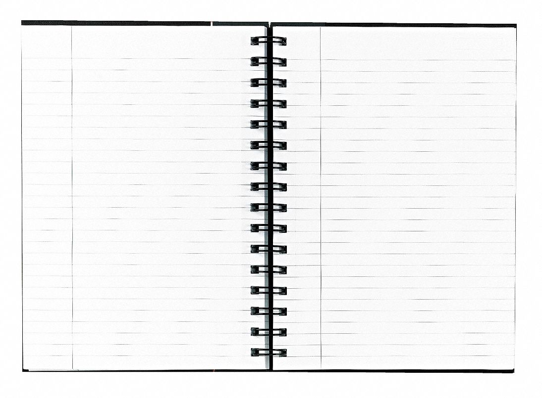 35W892 - Business Notebook 8-1/4 x 5-7/8 In Gray
