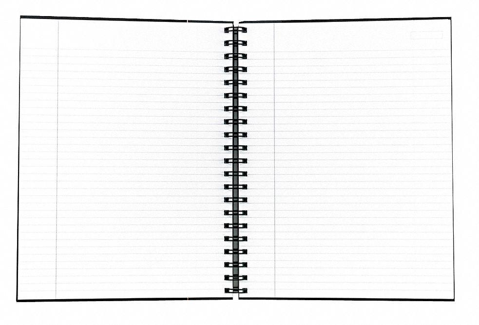 35W893 - Business Notebook 10-1/2 x 8 In Gray