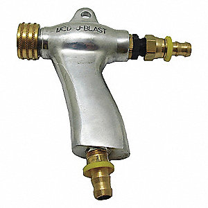 GUN ASSEMBLY, MUB 6, 48 CFM AT 80 PSI, FOR USE WITH S & E CABINETS, TUNGSTEN CARBIDE