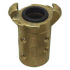 BLAST HOSE COUPLER, Q05B, FOR 1/2 IN/SB050-2/#4 TO #7 NOZZLES, 90 CFM AT 80 PSI, 4 X 3 IN, BRASS