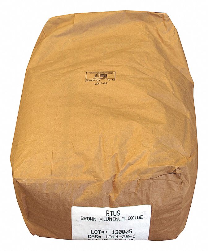 Sable Abrasif Oxyde D'Aluminium Marron 1kg - Grain 120 - Pour Sablage, Polissage Verre, Métal, Pierre