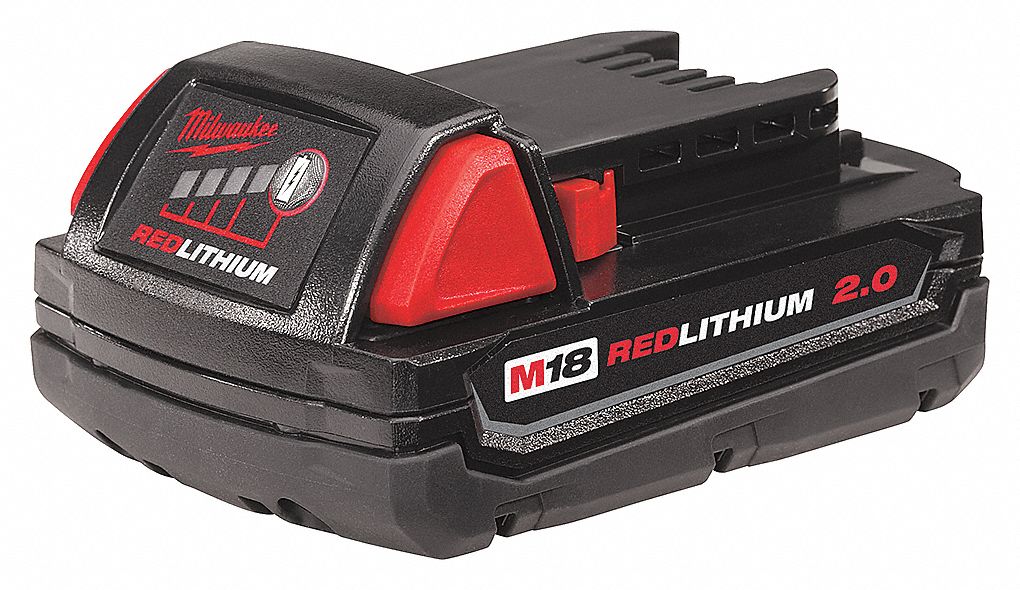 REDLITHIUM BATTERY, 18V, 2 AH, LI-ION, FOR M18 CORDLESS POWER TOOLS