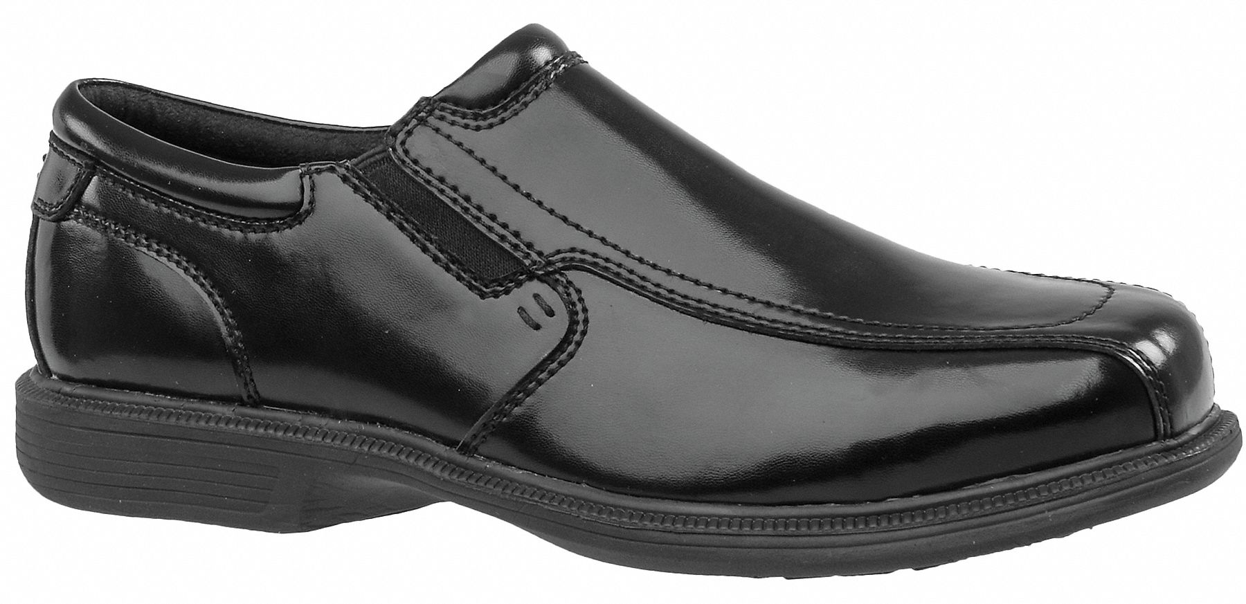 FLORSHEIM Loafer Shoe, 10, D, Men's, Black, Steel Toe Type, 1 PR ...