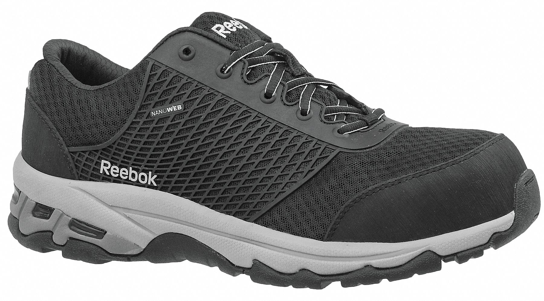 reebok composite toe tennis shoes