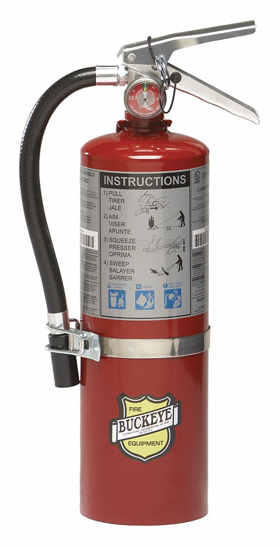Fire Extinguisher Steel Red ABC
