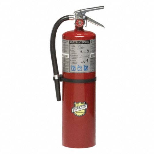 BUCKEYE, 10 lb Extinguisher Capacity, 4A:80B:C, Fire Extinguisher ...