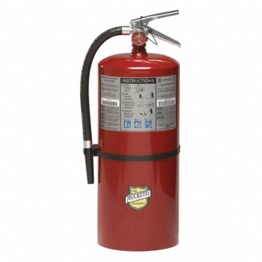 BUCKEYE, 20 lb Extinguisher Capacity, 10A:120B:C, Fire Extinguisher ...