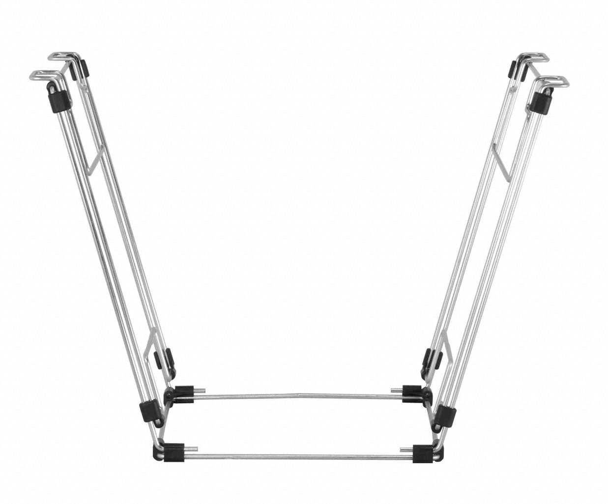 BAG BUDDY Adjustable Bag Holder, 14 1/2 in Width, 35 in Height, 14 1/2