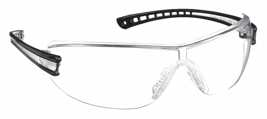 Safety Glasses,Clear - Grainger