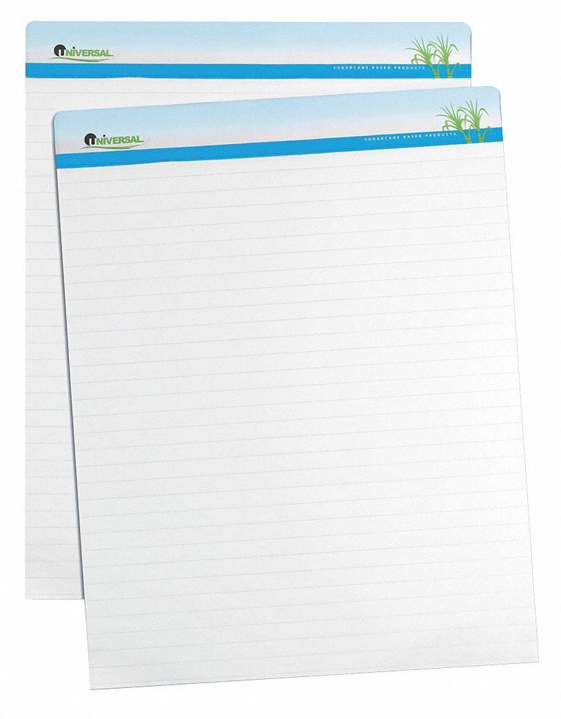 UNIVERSAL ONE Notepad, 27 in x 34 in, 100, PK 2 35X115UNV45602