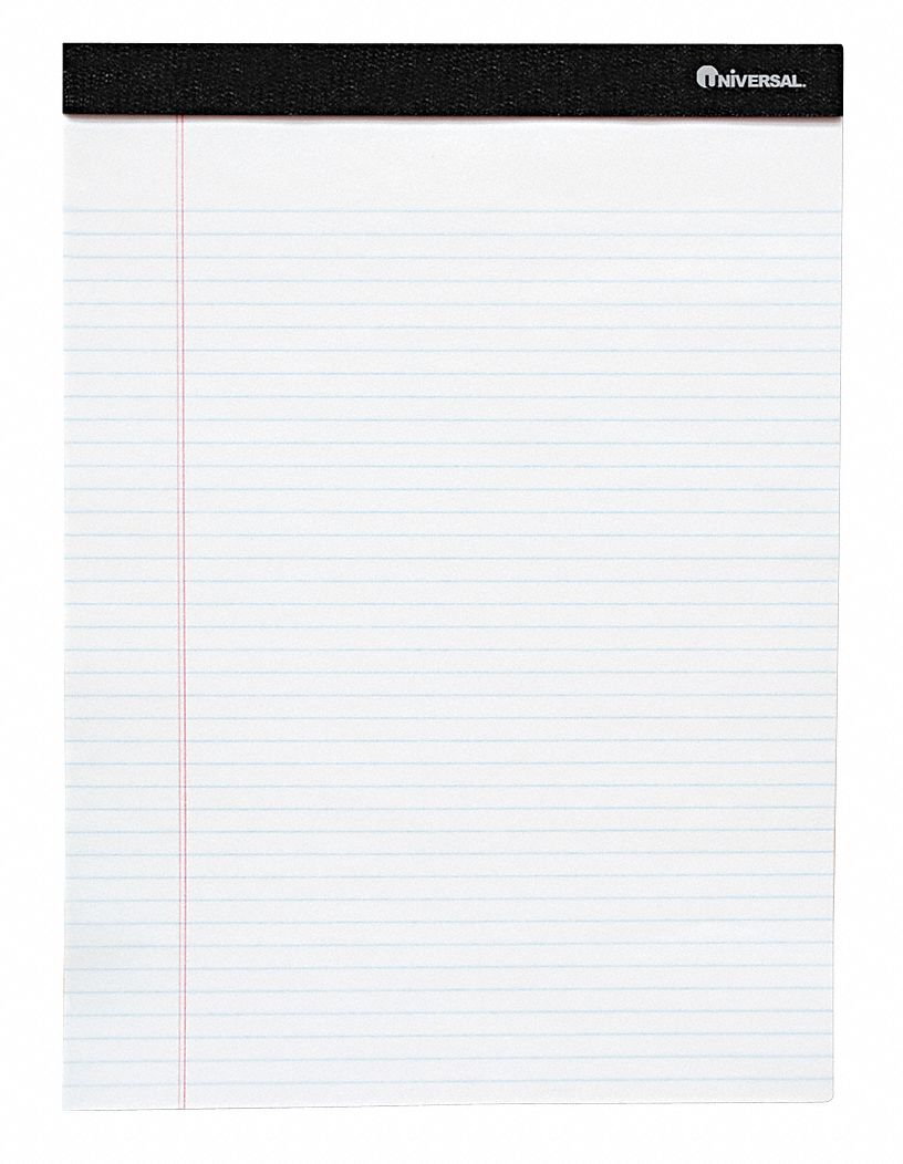 UNIVERSAL ONE Notepad, 5 in x 8 in, 300, PK 6 35X121UNV56300 Grainger