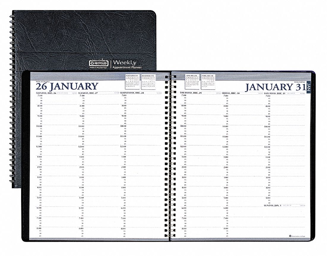 Professional Weekly Planner 8-1/2x11 In.