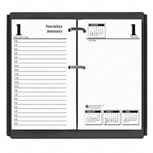 HOUSE OF DOOLITTLE White Daily Desk Calendar Refill 35X173HOD4717