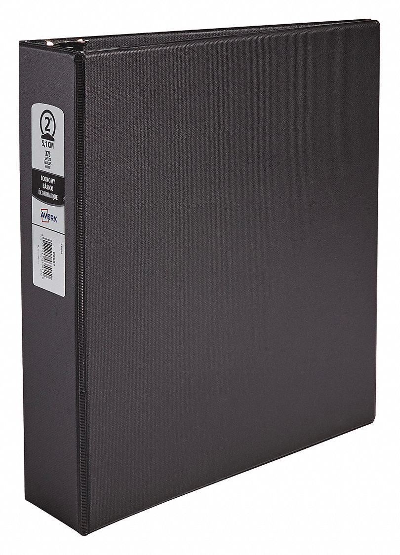 2 in Ring Size Binders, Round, 3Ring Binder 35X387AVE03501 Grainger