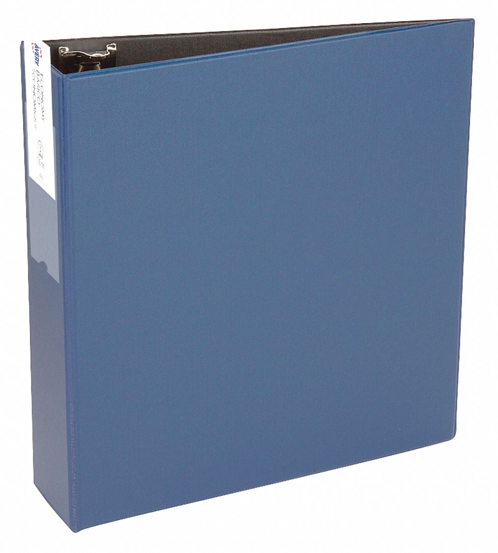 3 in Ring Size - Binders, Round, 3-Ring Binder - 35X396|AVE04600 - Grainger