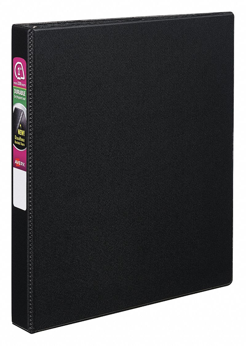 1 in Ring Size, Slant D-Ring, Ring Binder - 35X571|AVE27250 - Grainger