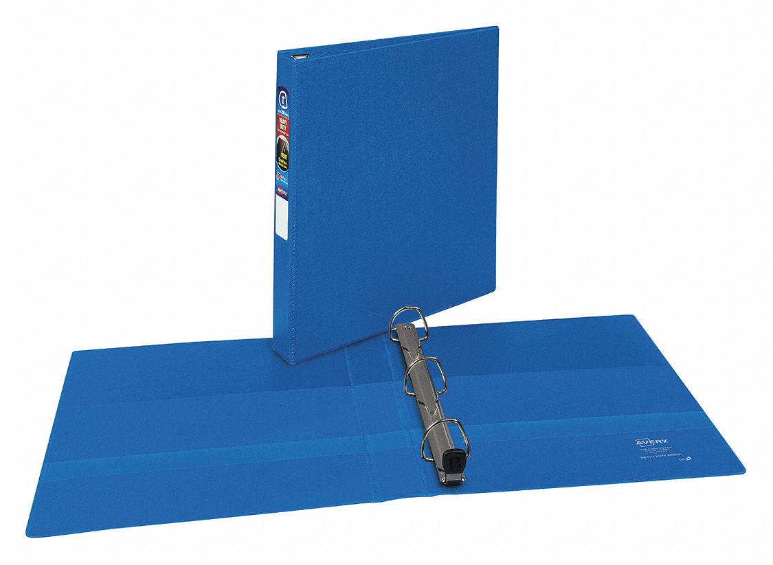 1 in Ring Size - Binders, D-Ring, 3-Ring Binder - 35X698|AVE79889 ...