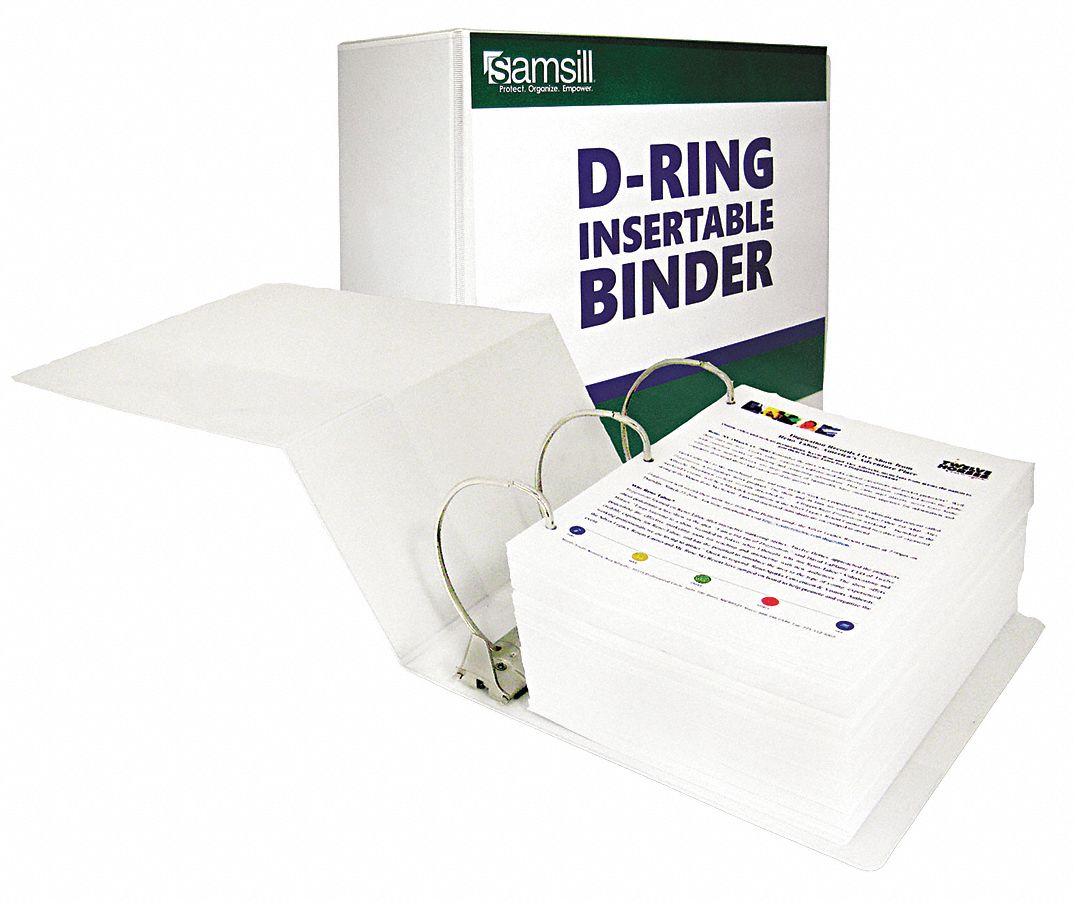 6 in Ring Size Binders, DRing, 3Ring Binder 35X777SAM16427